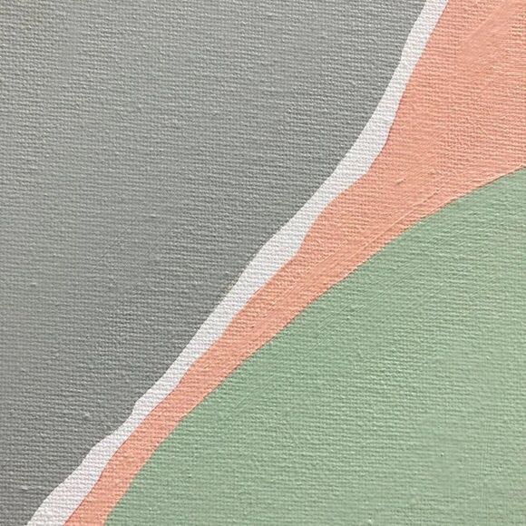 Original Artwork I Abstract Acrylic Painting 16"x 20" Minimalistic Design - Picture 3 of 6